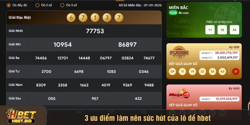 Lô đề HBET áp dụng tỷ lệ trả thưởng cạnh tranh