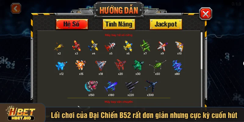 Lối chơi của Đại Chiến B52 rất đơn giản nhưng cực kỳ cuốn hút